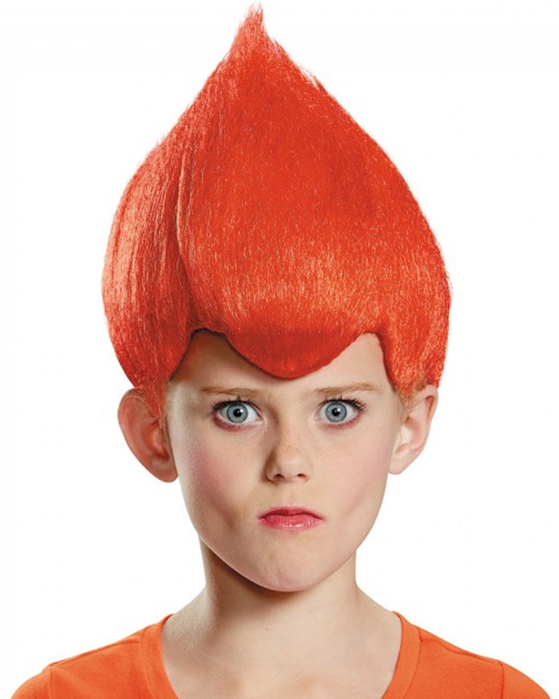 Red Troll Short Kids Wig