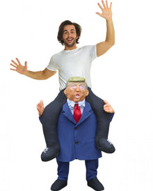 Trump Presidential Piggyback Mens Halloween Costume