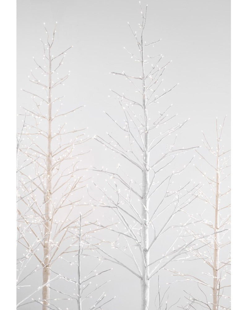 White Light Up Christmas Tree Branch 60cm