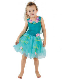 Faraway Fairy Turquoise Dress Girls Costume