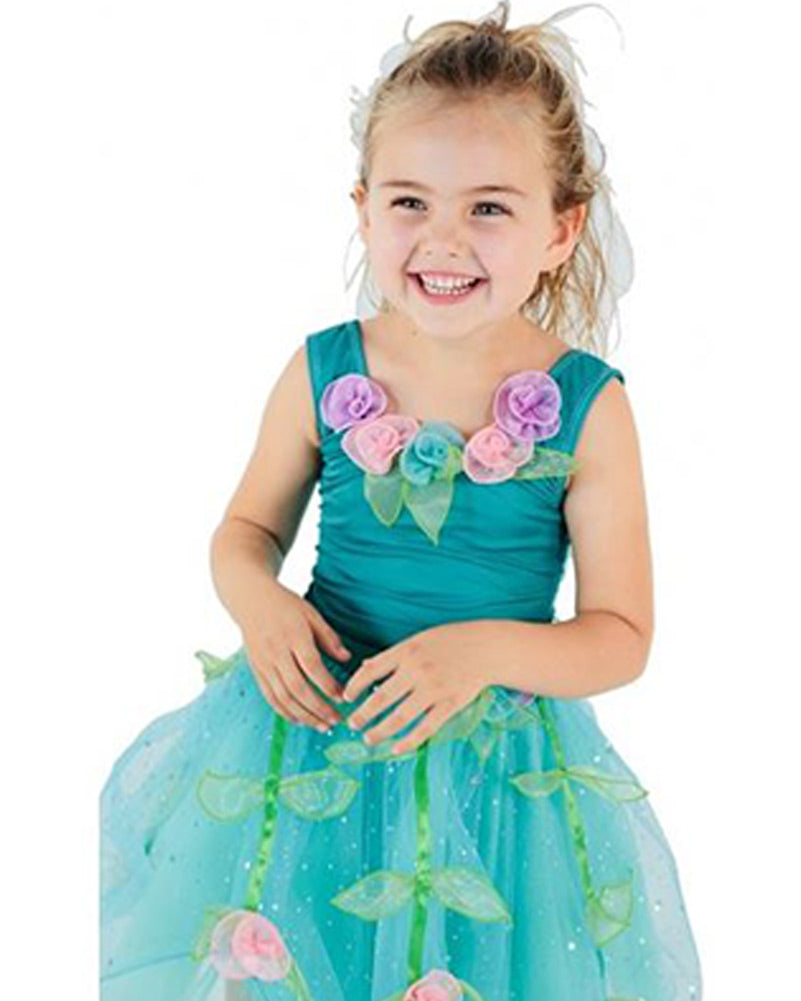 Faraway Fairy Turquoise Dress Girls Costume