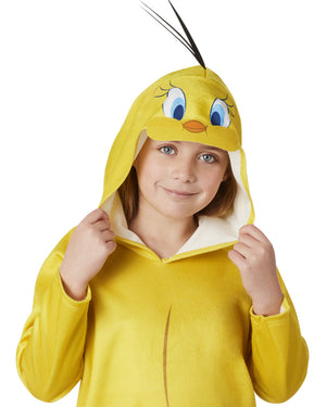 Tweety Bird Jumpsuit Kids Costume