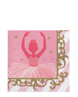 Twinkle Toes Lunch Napkins Pack of 16