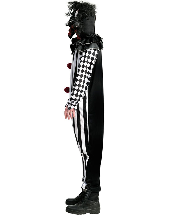 Two Headed Clown Mens Costume