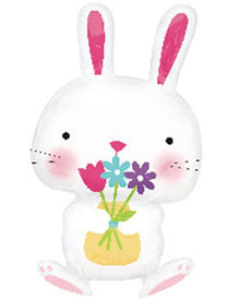 Bunny Foil Airwalker Balloon 76cm