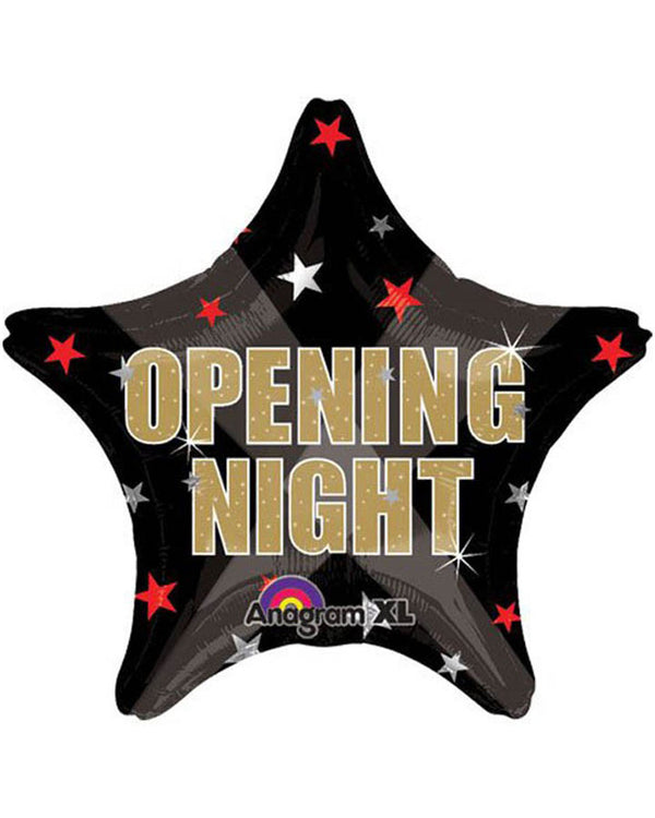 Hollywood Star Opening Night Foil Balloon