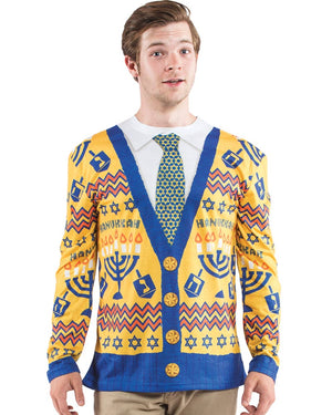 Ugly Hanukkah Mens Christmas Sweater