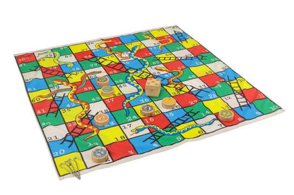 2 in 1 Giant Snakes and Ladders and Dots Mat 1.5m