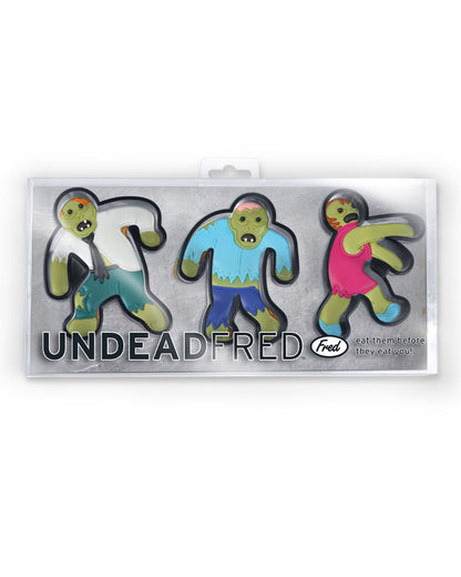 Undead Fred Zombie Cookie Cutters Pack of 3