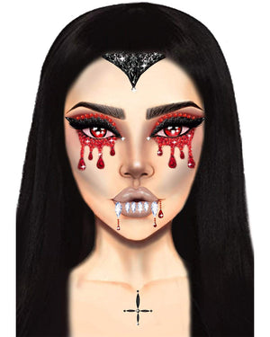 Vampire Adhesive Face Jewels