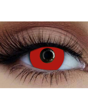 Vampire Red 14mm Red Contact Lenses with Case