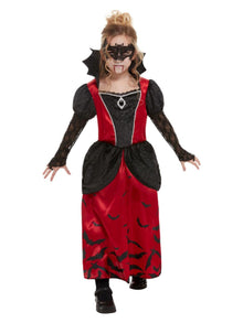 Vampire Girls Halloween Costume with EyeHalloween Mask