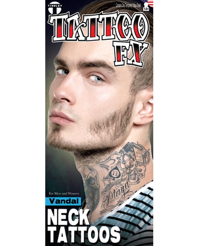 Vandal FX Temporary Neck Tattoo