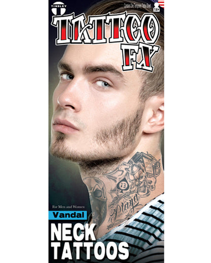 Vandal FX Temporary Neck Tattoo