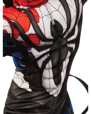 Venomised Spiderman Boys Deluxe Costume