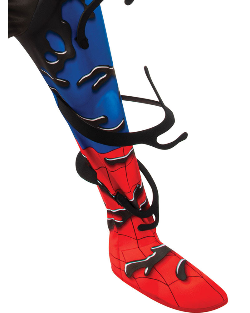 Venomised Spiderman Boys Deluxe Costume