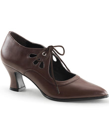 Brown Victorian Womens Shoes