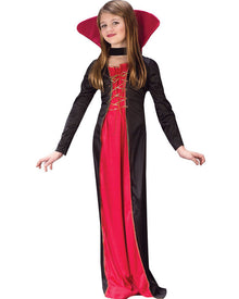 Victorian Vampiress Girls Halloween Costume