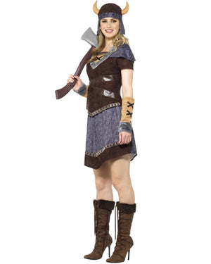 Viking Lady Womens Plus Size Costume