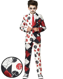 Vintage Clown Boys Halloween Suitmeister