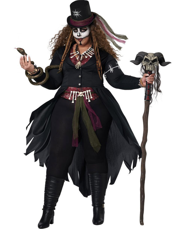 Voodoo Magic Womens Plus Size Costume