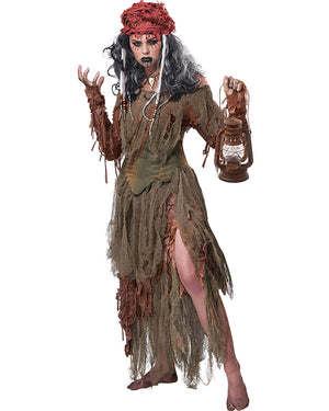 Voodoo Swamp Witch Womens Costume