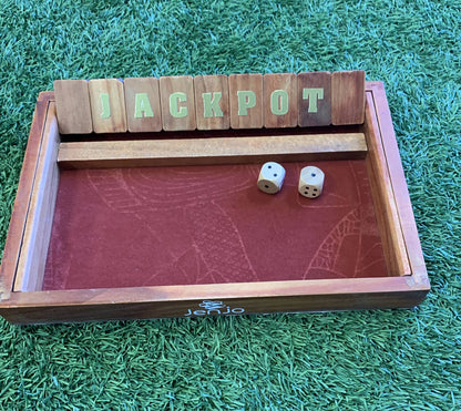 Jackpot or Shut the Box Board Game