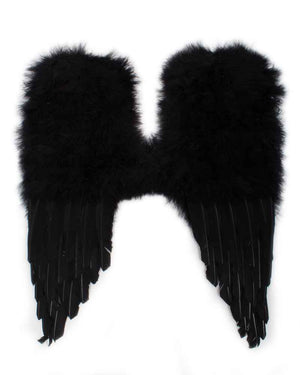 Black Feather Large Angel Wings