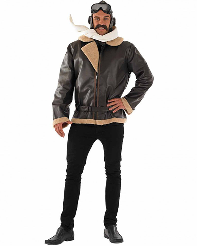 Wartime Fighter Pilot Mens Costume