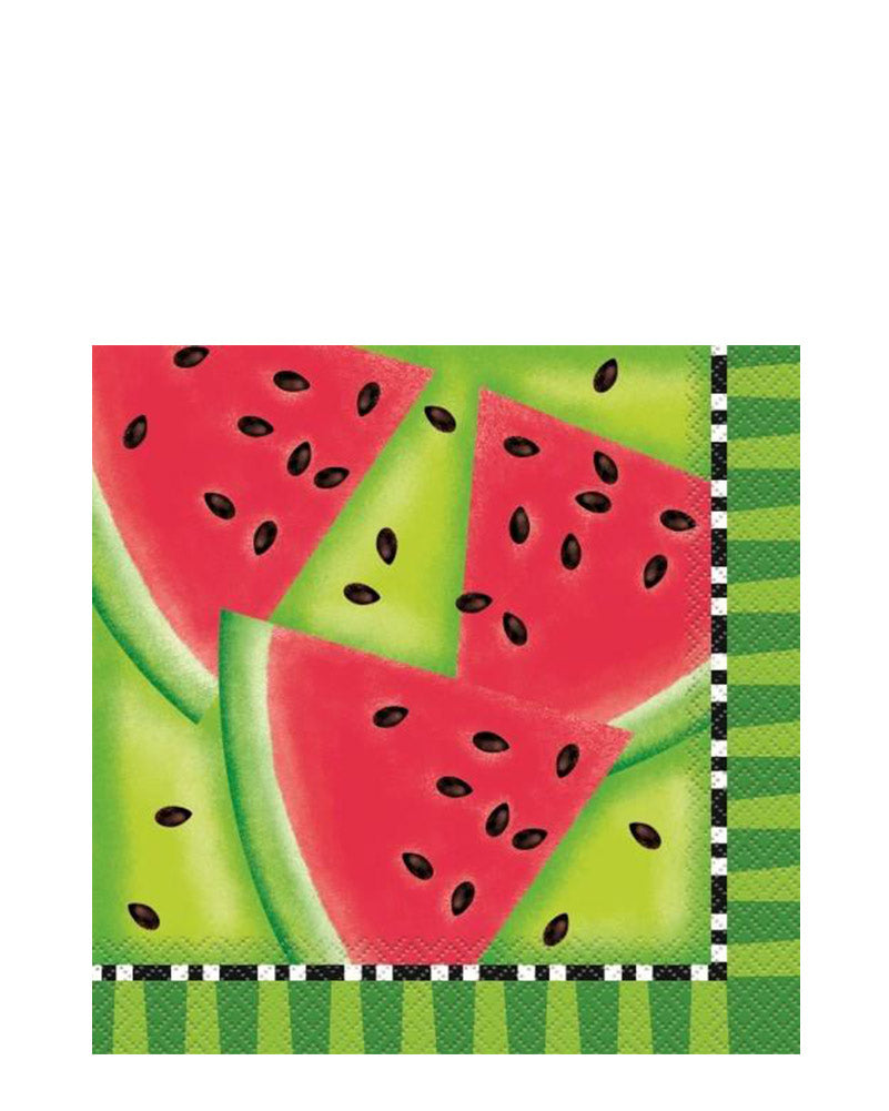Watermelon 2ply Lunch Napkins Pack of 16