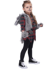 Wee Wolf Toddler Girls Halloween Costume