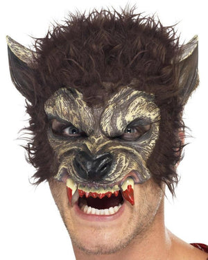 Werewolf Face Half Mask