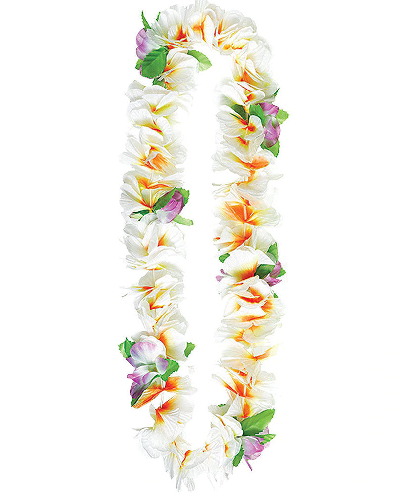 White Soft Petal Lei