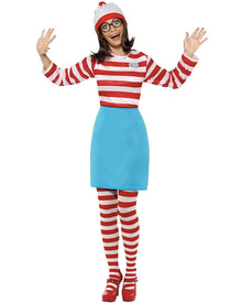 Wheres Wally Wenda Womens Plus Size Costume