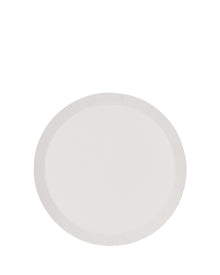 White 17cm Round Paper Dessert Plates Pack of 10