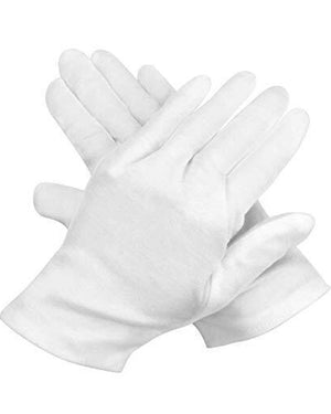 White Adult Gloves