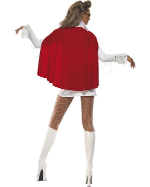 Elvis Viva Las Vegas White and Red Womens Costume