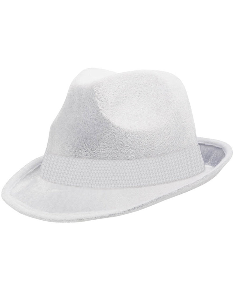 White Fedora Hat