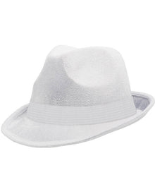 White Fedora Hat