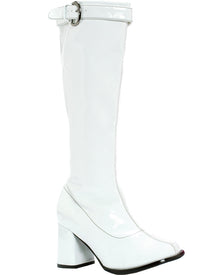 White Hippie Go Go Womens Boots