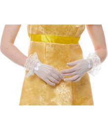 White Mesh Gloves