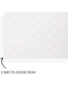 White Reversible Table Runner
