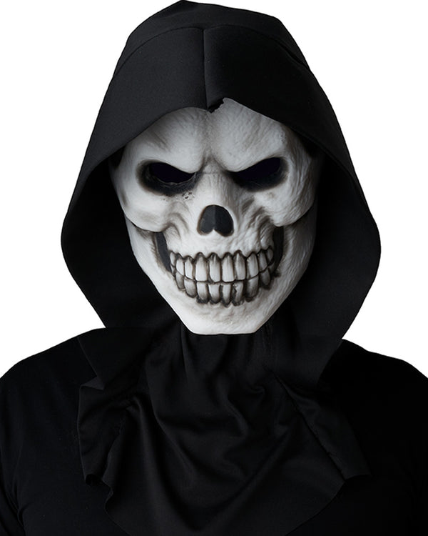 White Skull Light Up Mask