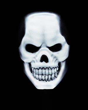 White Skull Light Up Mask