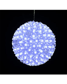 White Twinkle LED Petal Ball 20cm
