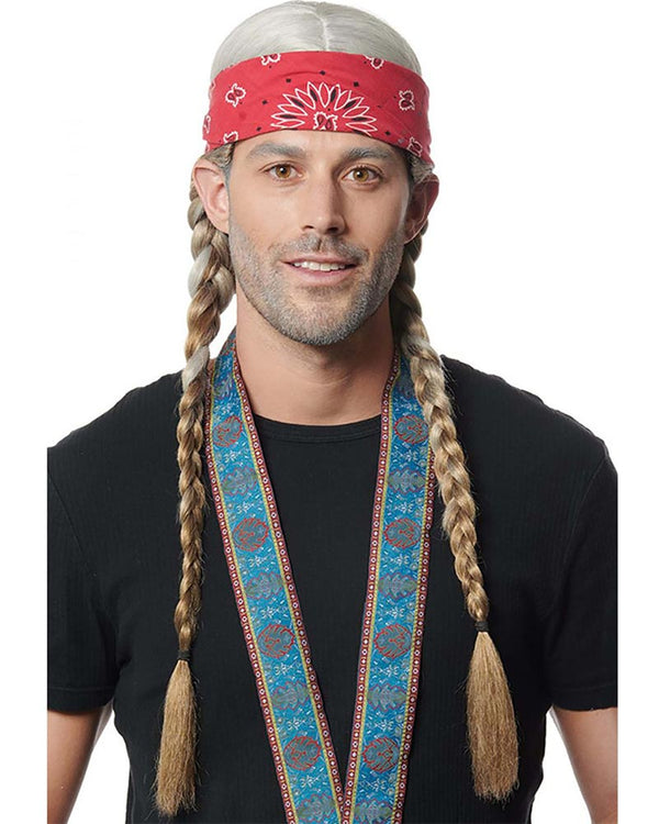 Willie Long Blonde Plaited Wig