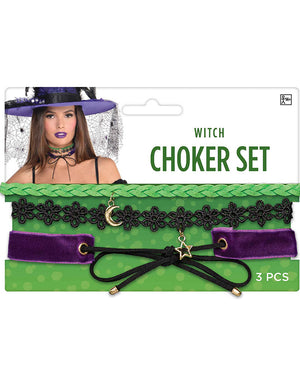 Witch Choker 3 Piece Set