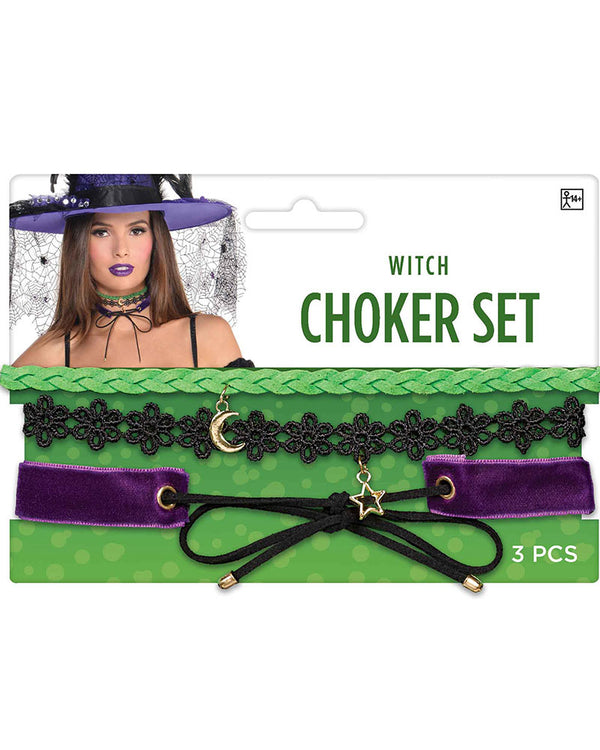 Witch Choker 3 Piece Set