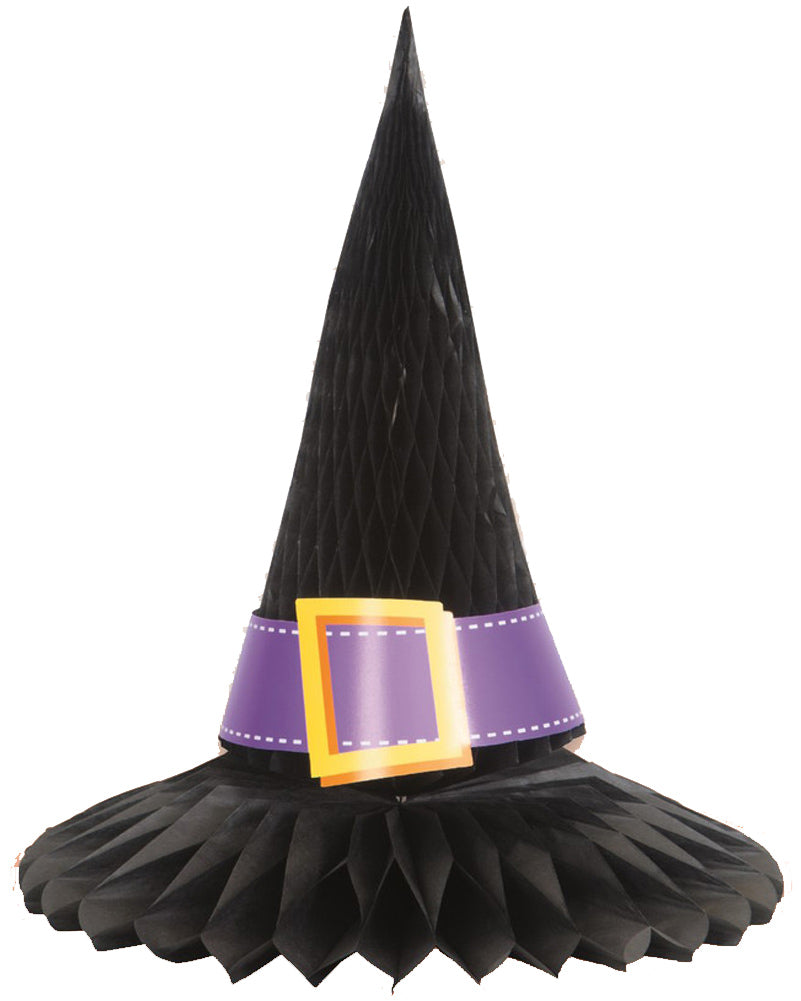 Witch Hat Honeycomb Centrepiece 28cm