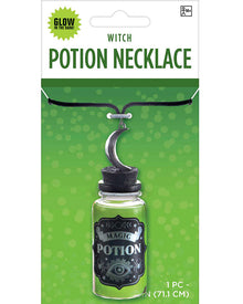 Witch Magic Potion Necklace For Halloween